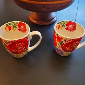 Kim Parker Zinnia Garden Coffee cups
